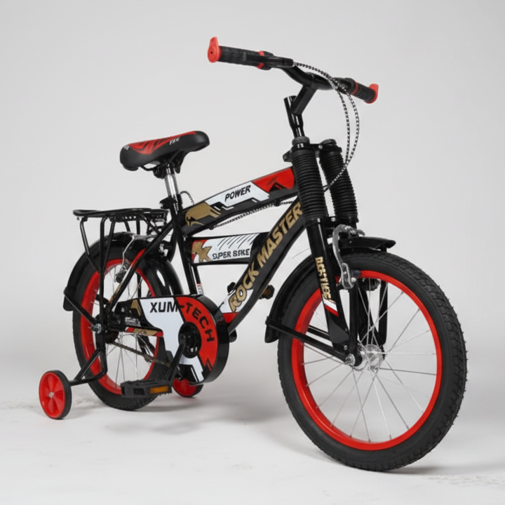 Speed Master SP 16 inch Kids' Red Bicycle with Training Wheels