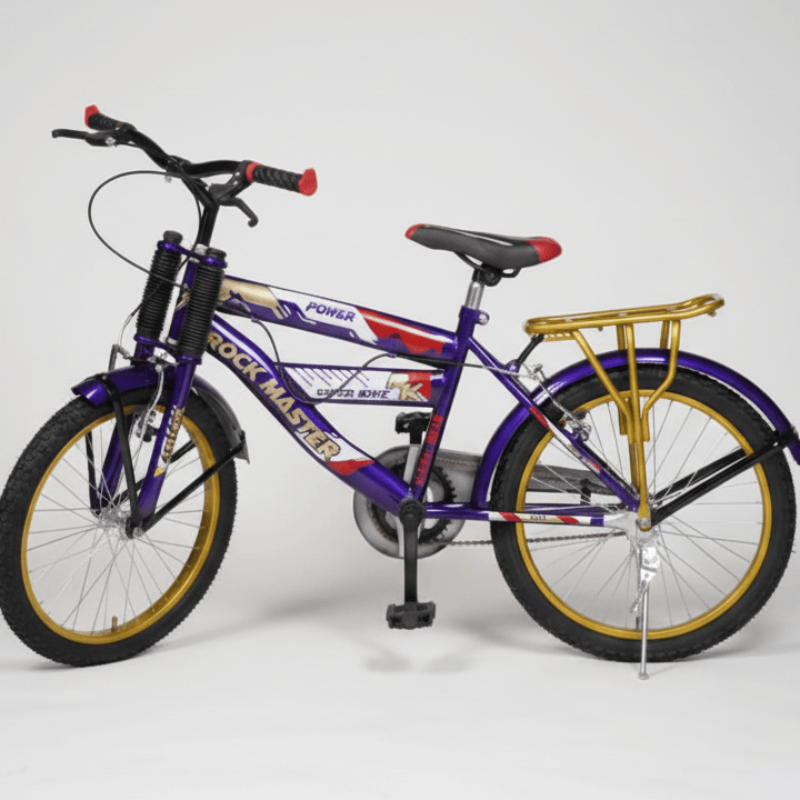 Durable Rock Master 26 Inch Kids Bicycle with Stylish Carrier for Kids